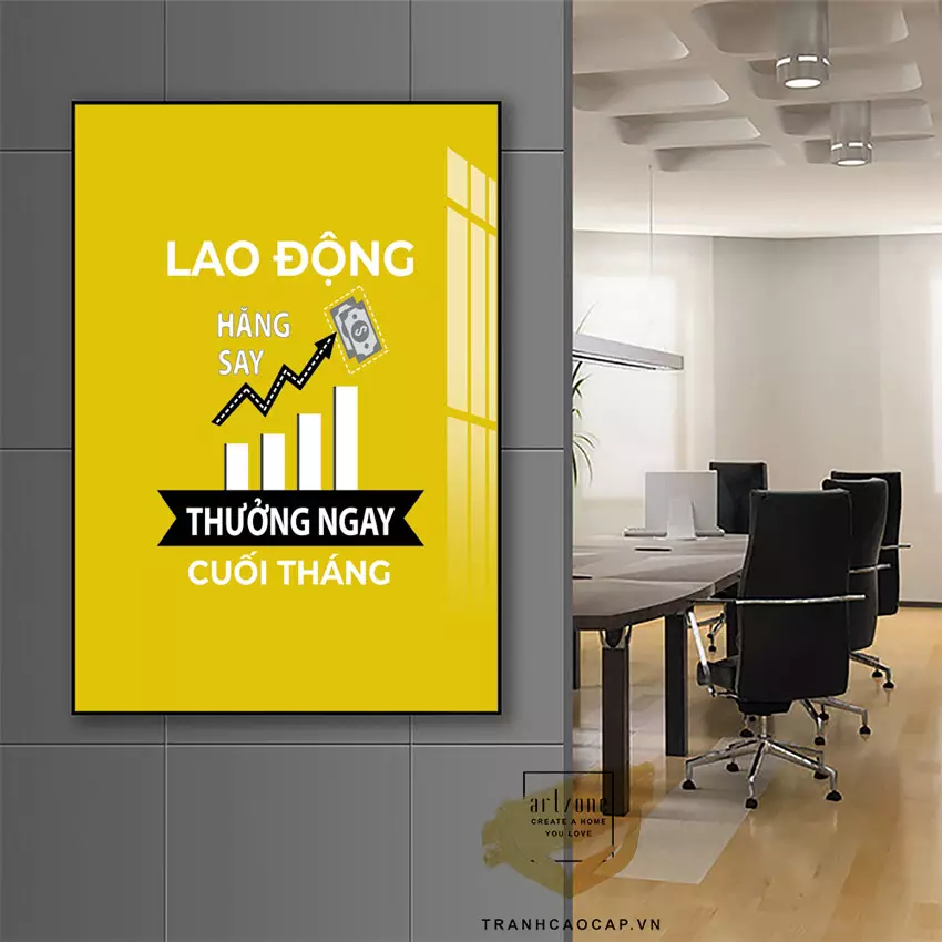 Tranh Mica Động Lực tạo không gian làm việc chuyên nghiệp Tranh Mica Động Lực tạo không gian làm việc chuyên nghiệp