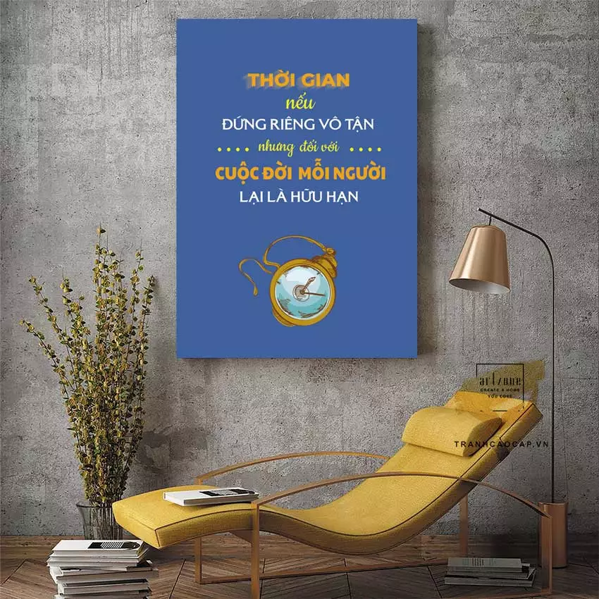 Tranh mica văn phòng tạo không khí làm việc tích cực