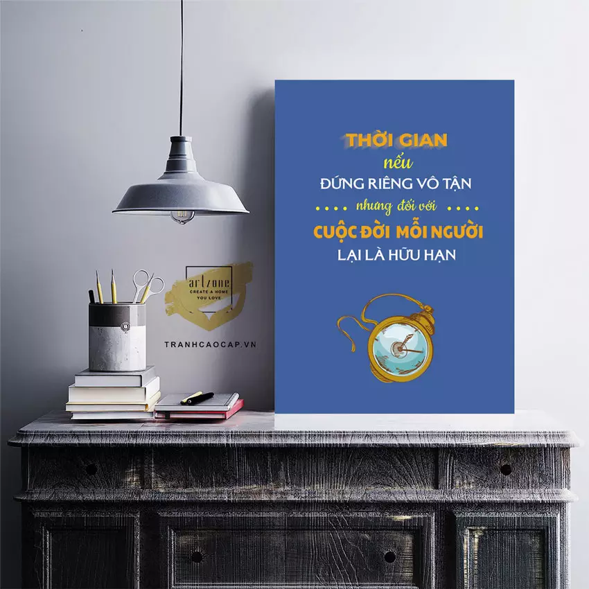 Tranh treo tường mica cho không gian văn phòng làm việc