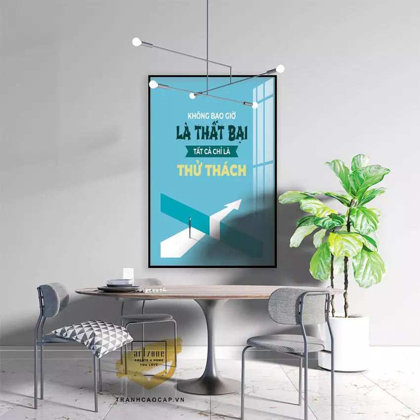 Cách lựa chọn kích thước tranh treo tường văn phòng