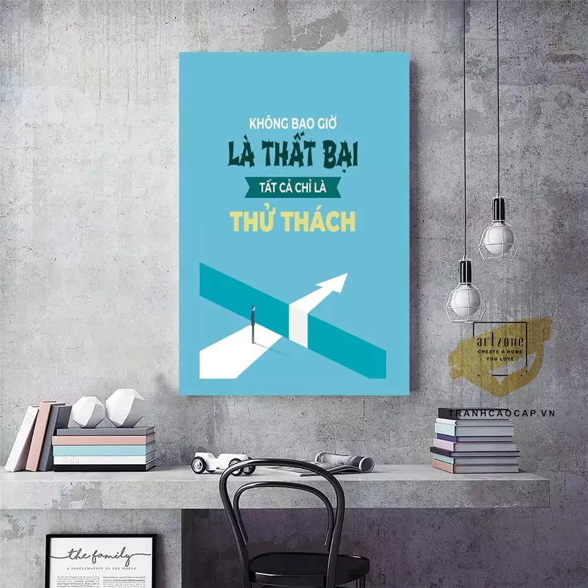 Tranh mica treo tường văn phòng thể hiện sự chuyên nghiệp