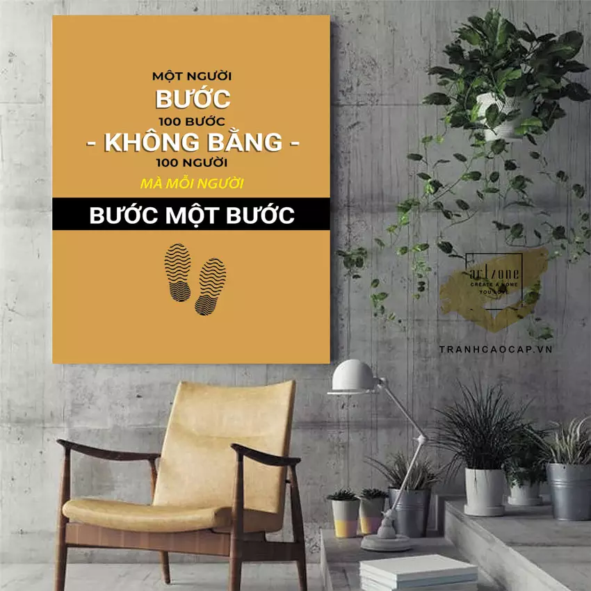 Tranh động lực treo trong văn phòng làm việc