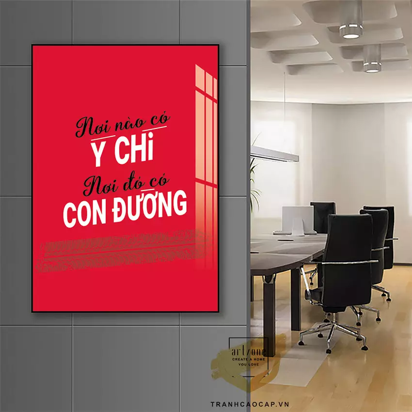 Ứng dụng tranh Mica văn phòng AZ1-1498 series trong nhiều không gian