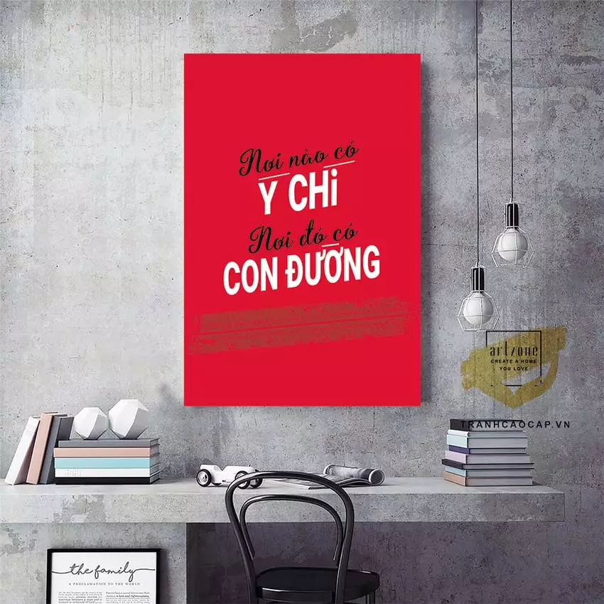 Mẫu tranh Mica văn phòng tối giản