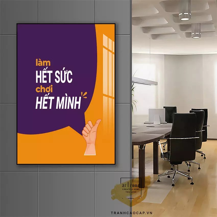 Tranh động lực treo tường văn phòng AZ1-1507 Series