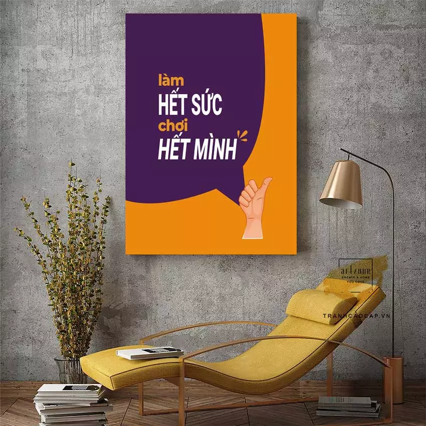 Tranh động lực với thiết kế hiện đại