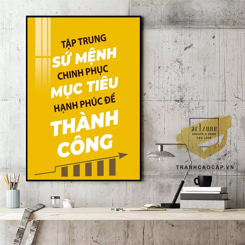 Ưu điểm tranh mica văn phòng