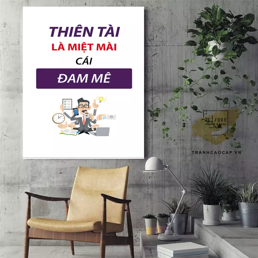 Ánh sáng phù hợp cho tranh