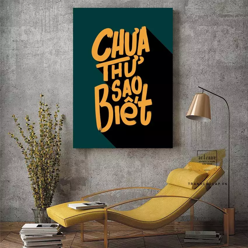 Tranh slogan mica AZ1-1511 tạo không gian làm việc chuyên nghiệp