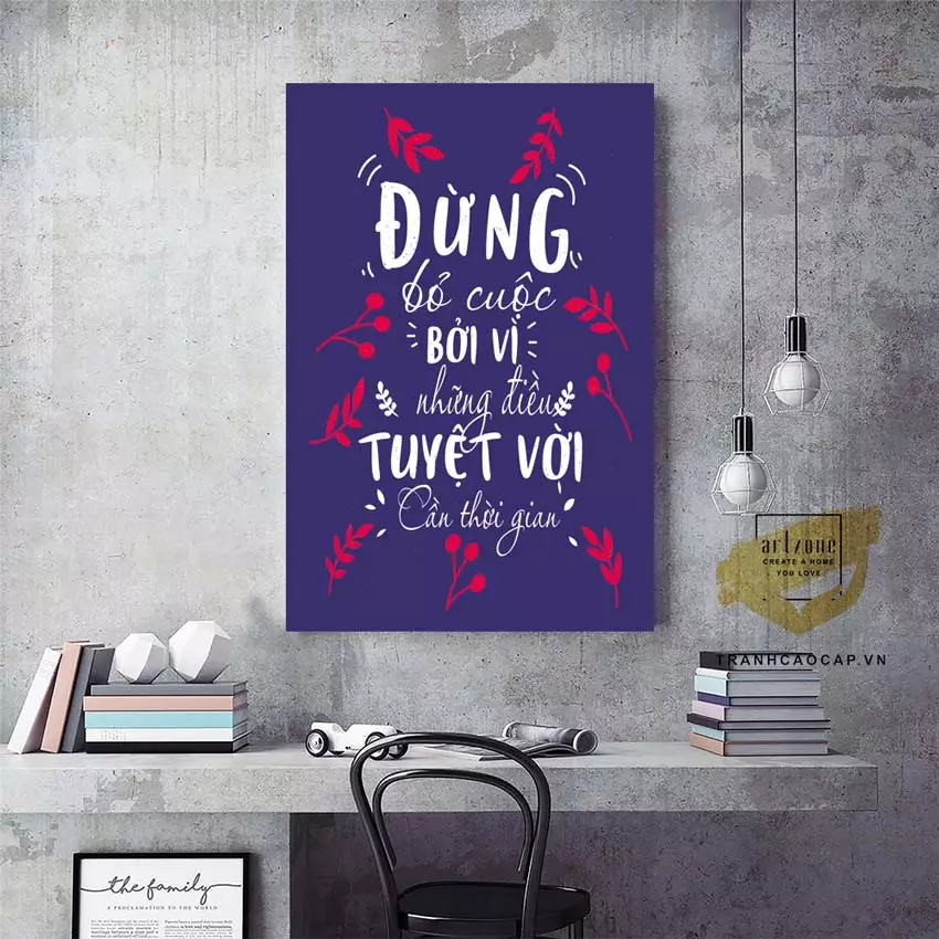 Tranh Mica AZ1-1513 mang lại không gian làm việc đẳng cấp