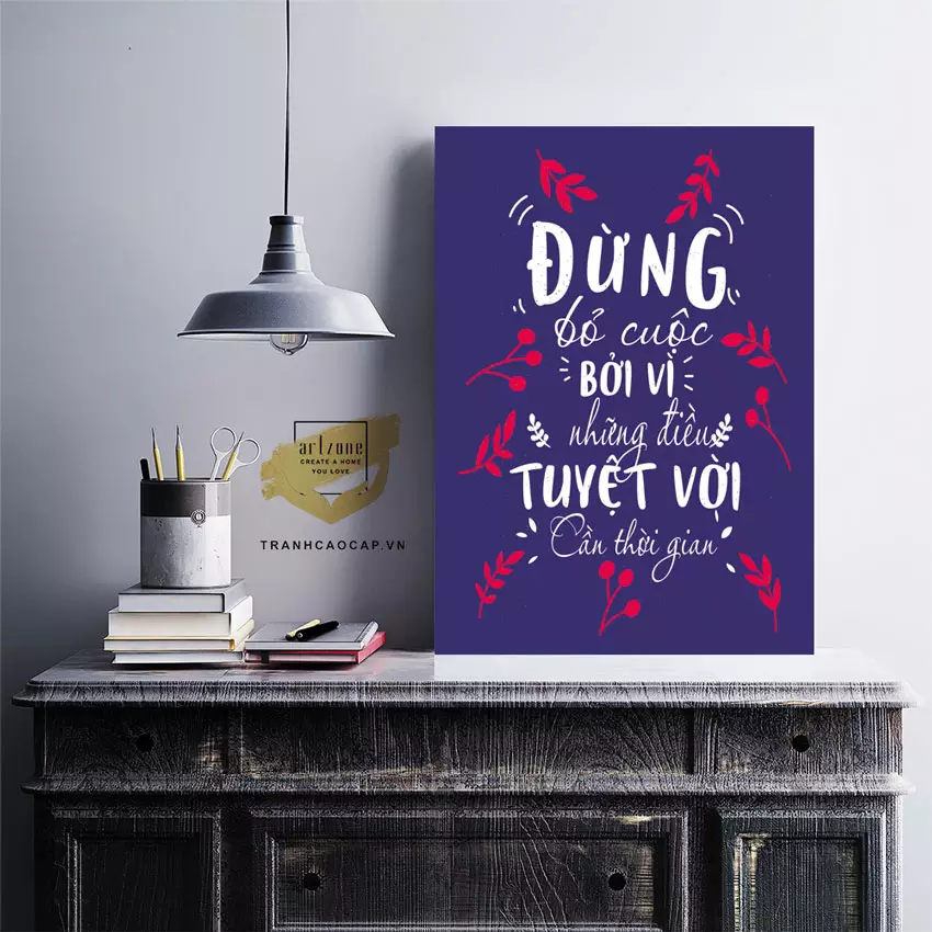 Tranh Mica treo tường văn phòng