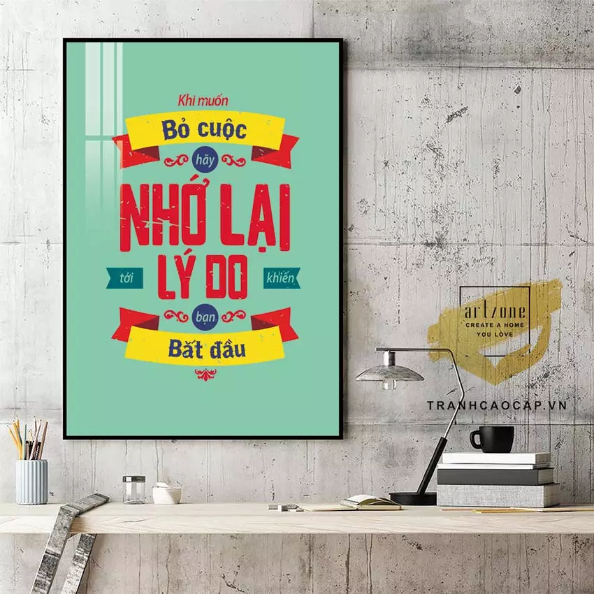 Tranh mica văn phòng tạo không gian làm việc chuyên nghiệp