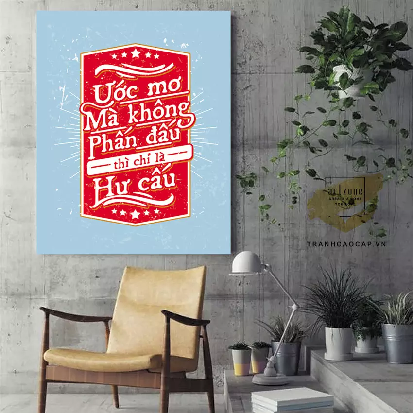 Khung tranh chất lượng cao làm tôn lên vẻ đẹp của bức tranh