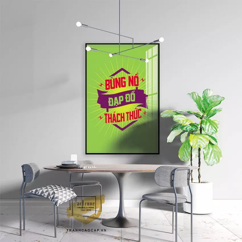 Tranh slogan tạo động lực cho văn phòng