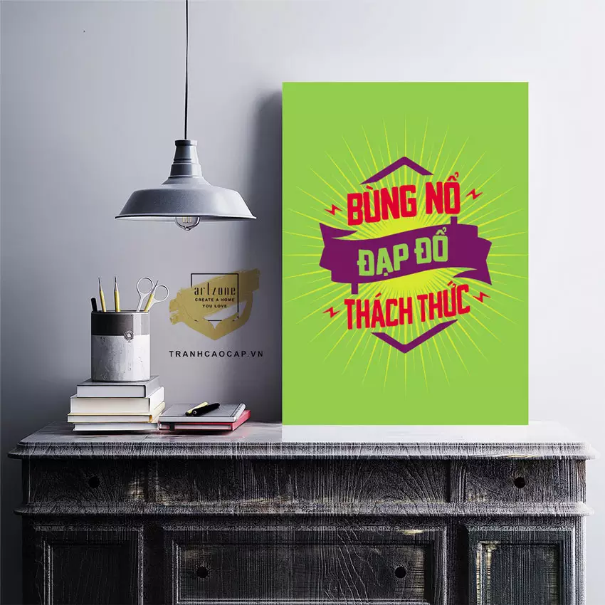 Tranh mica dễ dàng vệ sinh, bảo trì