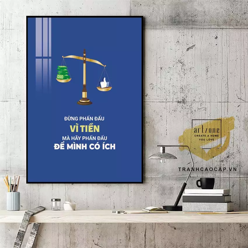 Tranh Mica tạo động lực làm việc cho nhân viên