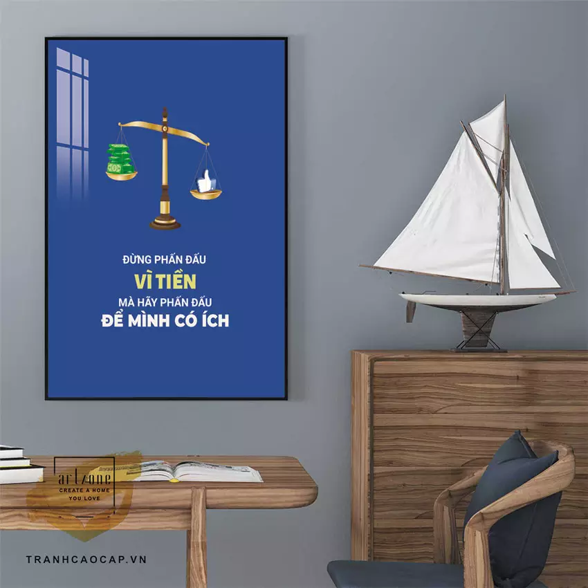 Tranh Mica với chất liệu cao cấp và khung tranh chắc chắn
