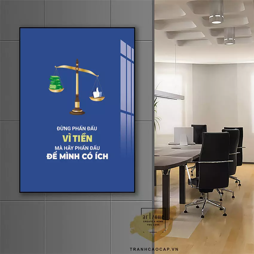 Tranh Mica tạo cảm hứng và động lực làm việc