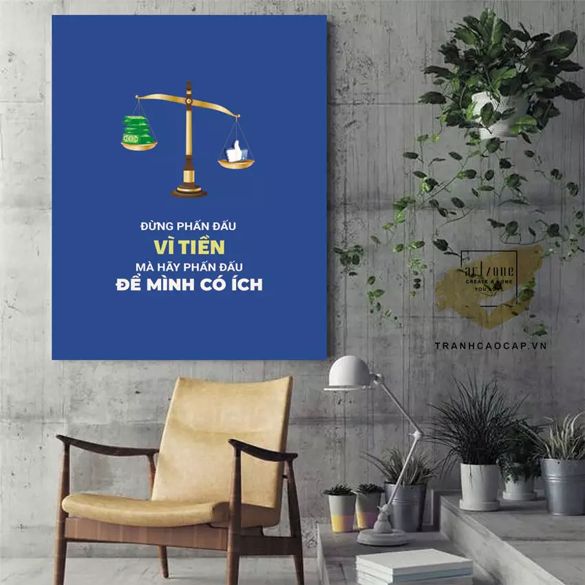 Tranh Mica tạo không gian làm việc chuyên nghiệp và tràn đầy cảm hứng