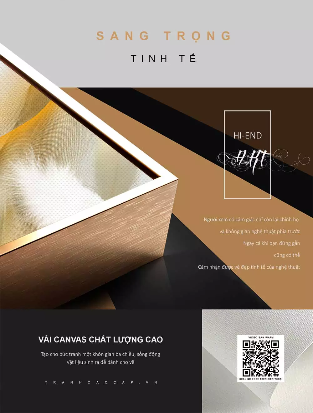 Sự tương phản màu sắc trong tranh trừu tượng AZ1-0852
