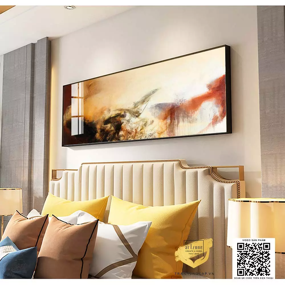 Hình khối trừu tượng trong tranh Mica