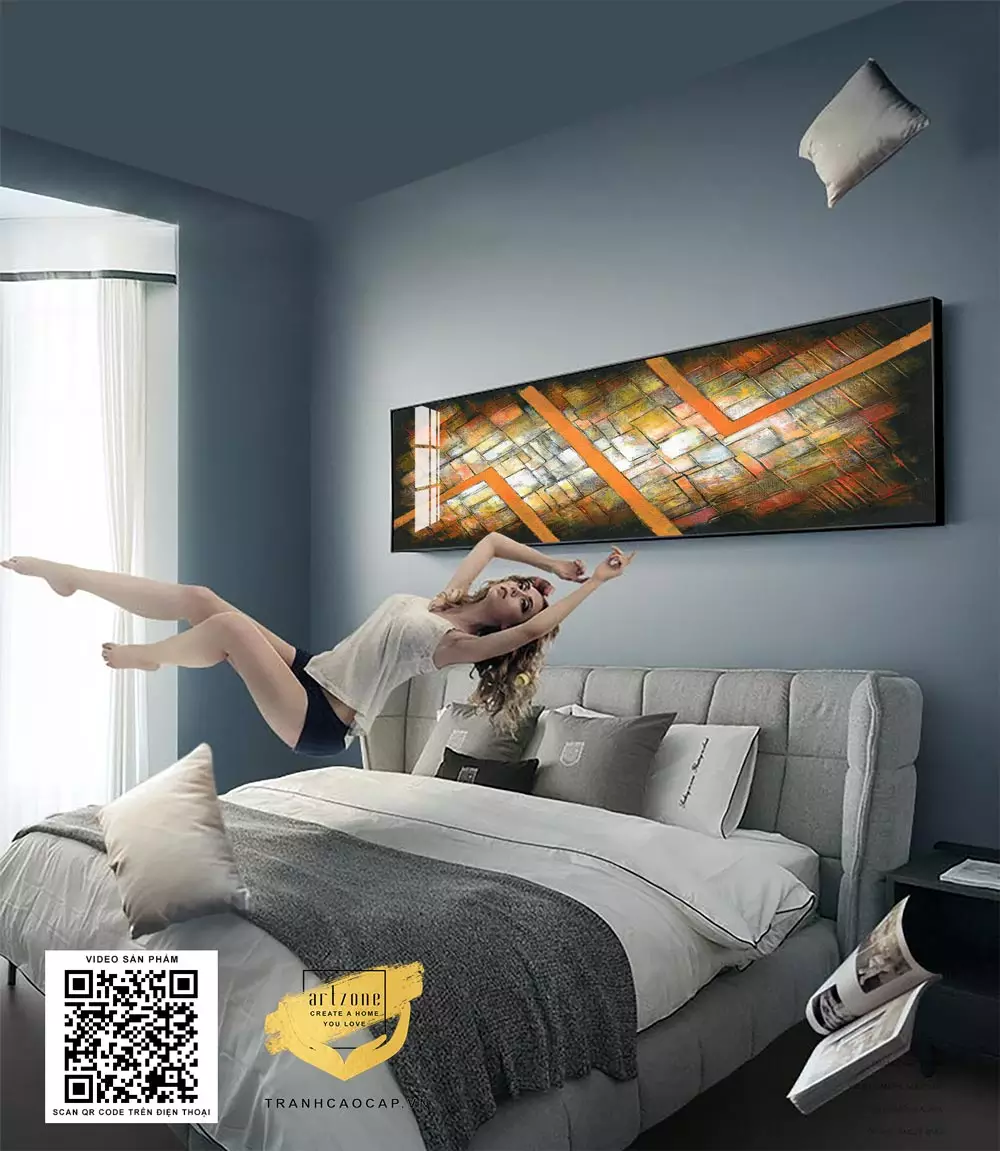 Tranh mica dễ dàng vệ sinh và có độ bền cao