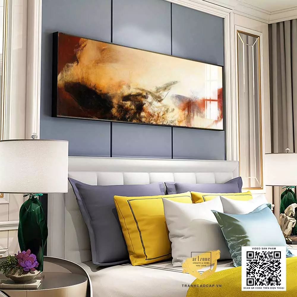 Tranh trừu tượng Mica thể hiện cá tính