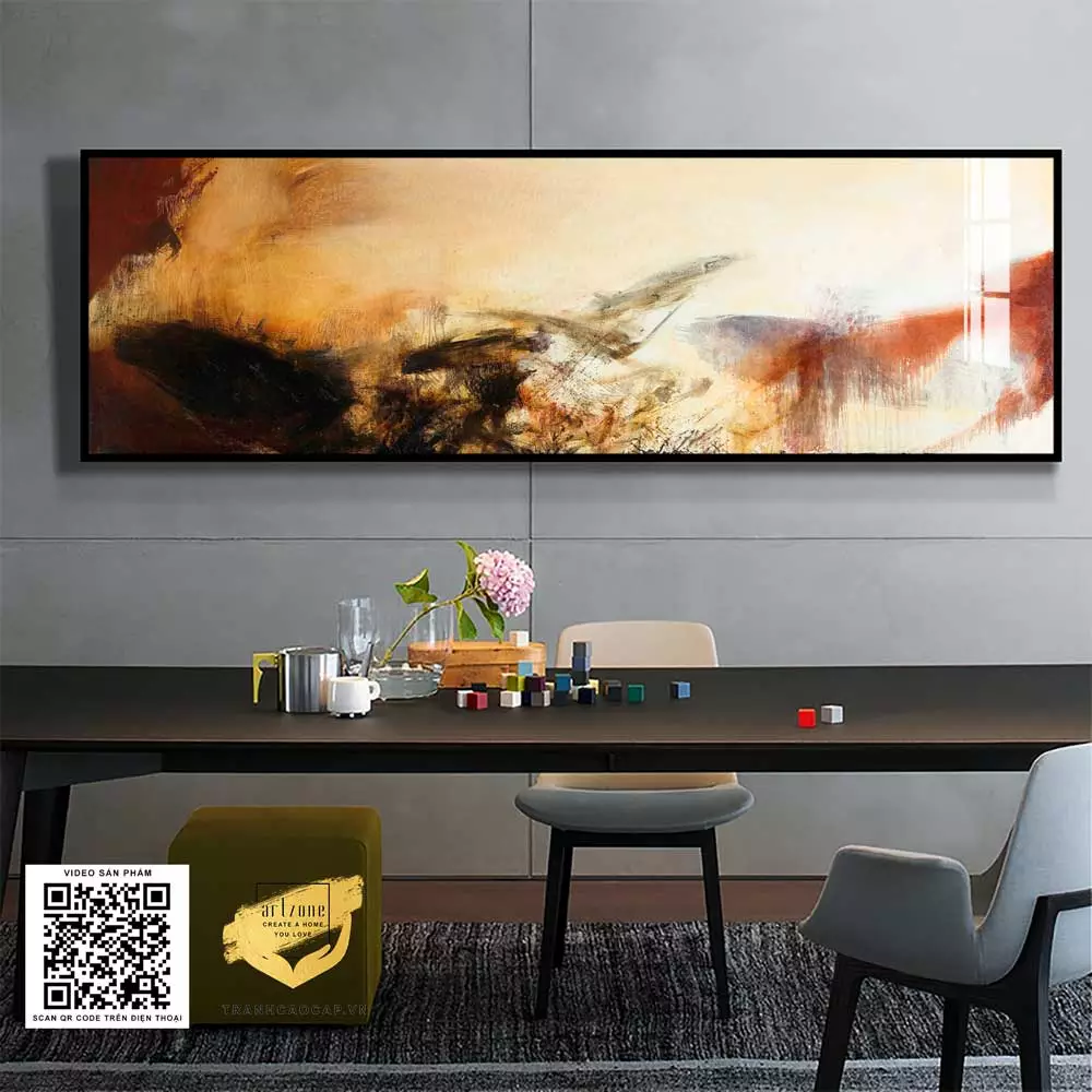 Tranh Mica treo phòng ngủ tạo cảm giác thư giãn