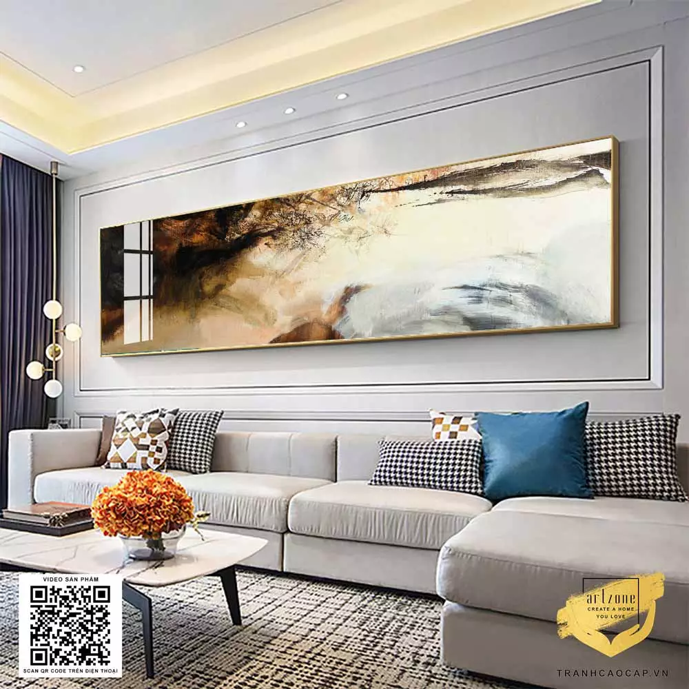 Tranh trừu tượng AZ1-0630-MICA - Lựa chọn hoàn hảo cho phòng ngủ