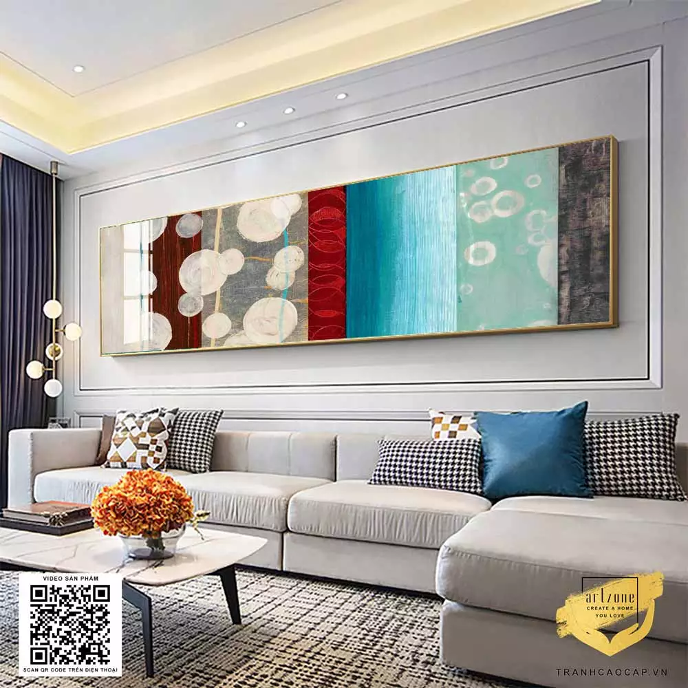 Tranh trừu tượng - Nâng tầm không gian sống