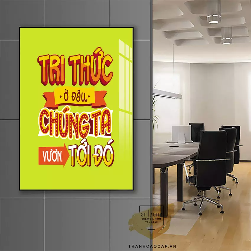 Tranh bộ trang trí văn phòng