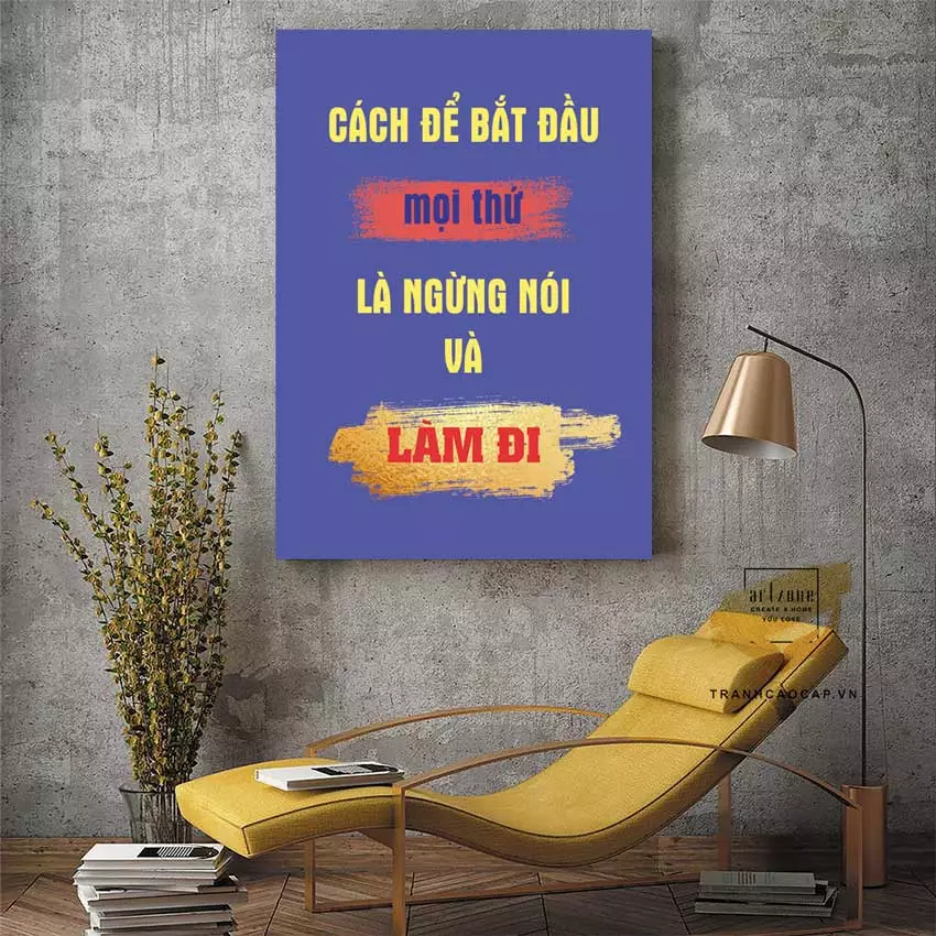 Tranh mica văn phòng với hình ảnh trừu tượng