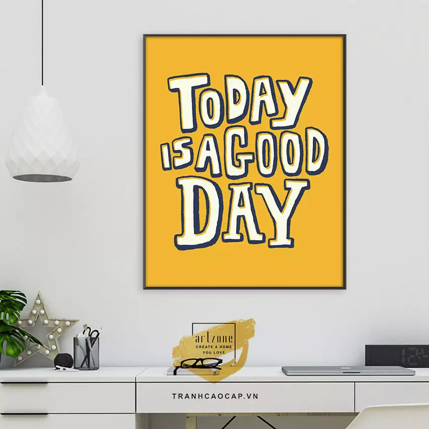 Lựa chọn tranh mica slogan phù hợp với không gian văn phòng