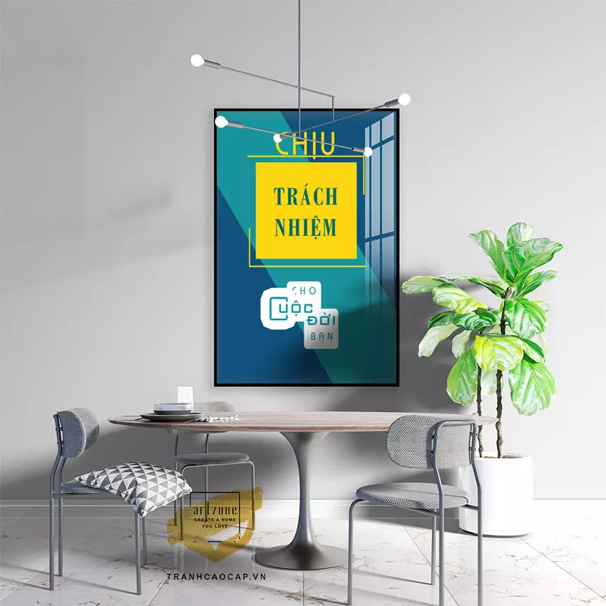 Chọn tranh phù hợp với phong cách thiết kế văn phòng