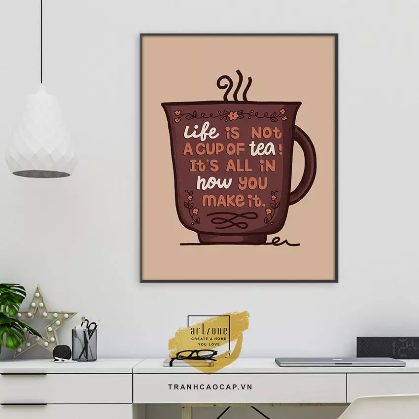 Lưu ý khi treo tranh slogan tiếng Anh trong văn phòng