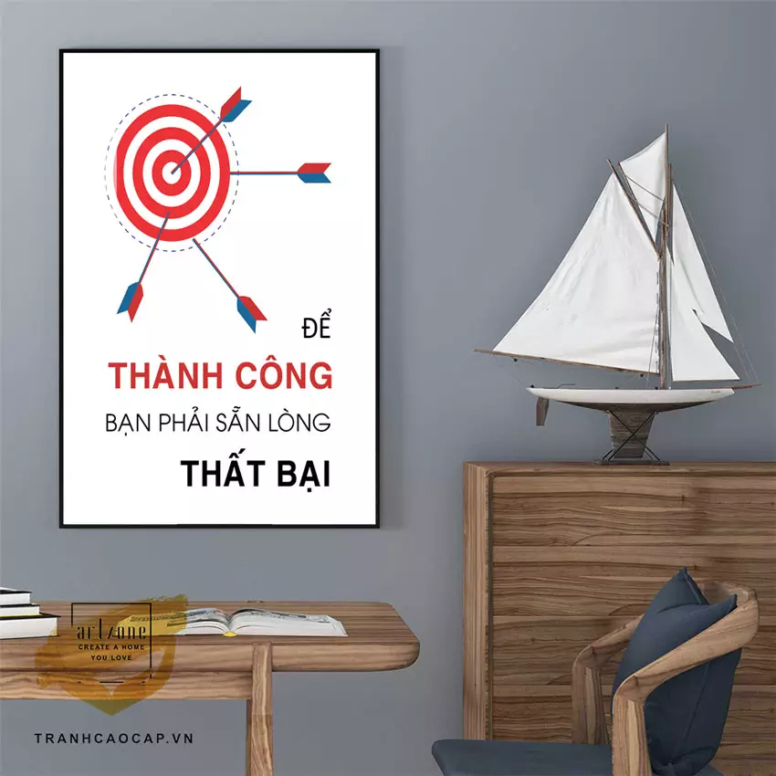 Chất liệu mica cao cấp tạo nên vẻ đẹp sang trọng cho bức tranh