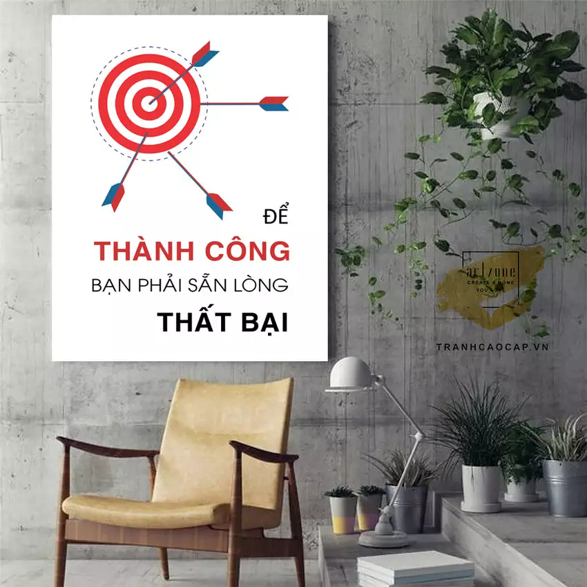Kết hợp tranh Lửa AZ1-1518 với đèn chiếu sáng