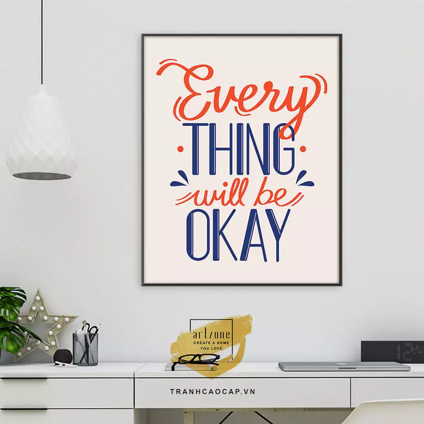 Tranh Mica Slogan Tạo Động Lực
