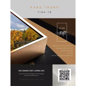 Phong cảnh Cầu sắt cũ mùa thu: Hòa điệu giữa ký ức và thiên nhiên