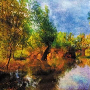Tranh Mica Phong Cảnh Nghệ Thuật: Cửa Sổ Tâm Hồn Mở Ra Không Gian Sống Động