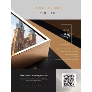 Tranh Nhà thờ Đức Bà Sài Gòn: Biểu tượng kiến trúc, tâm linh và văn hóa qua nét vẽ