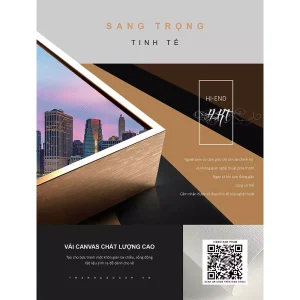 Tranh phong cảnh thành phố hiện đại: Nét vẽ cuộc sống đô thị đương đại