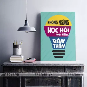 Tranh Vị trí làm việc động lực không ngừng học hỏi hoàn thiện bản thân AZ1-0325