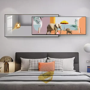 Khám Phá Vẻ Đẹp Tinh Tế Của Tranh Treo Tường Hiện Đại: Hài Hòa Giữa Màu Sắc, Hình Khối Và Ý Nghĩa Sâu Sắc