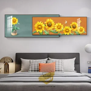 Bức Tranh Nghệ Thuật: Hòa Quyện Thiên Nhiên và Con Người - Một Không Gian Tràn Đầy Cảm Xúc và Ý Nghĩa