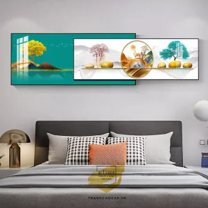 Biểu Tượng Nghệ Thuật: Bức Tranh Giao Thoa Giữa Cảm Xúc và Thiên Nhiên Trong Trang Trí Nội Thất Hiện Đại
