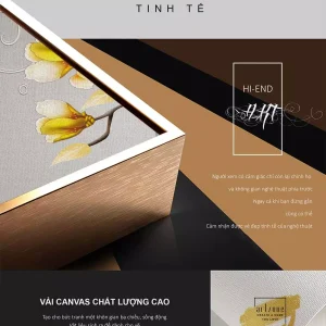 Hài hòa giữa Ánh sáng và Bóng tối: Tìm về Cảm xúc và Tâm tư trong Nghệ thuật Tranh Treo Tường