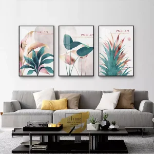 Bức Tranh Bông Gương Hoa Lá: Hòa Quyện Nghệ Thuật Hiện Đại và Vẻ Đẹp Thiên Nhiên
