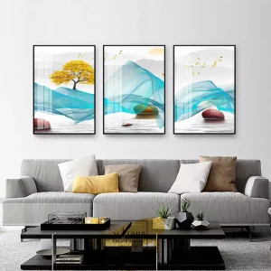 Khám Phá Ý Nghĩa Sâu Sắc Trong Bức Tranh Nghệ Thuật Hiện Đại: Sự Giao Thoa Giữa Hình Học, Màu Sắc và Cảm Xúc