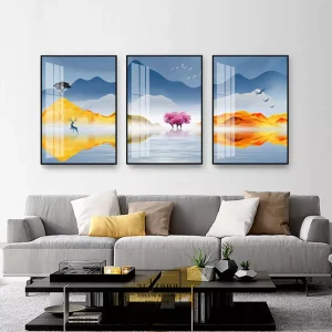 Bức Tranh Bóng Gương Phong Cảnh: Khám Phá Cảm Xúc Trong Nghệ Thuật Trừu Tượng